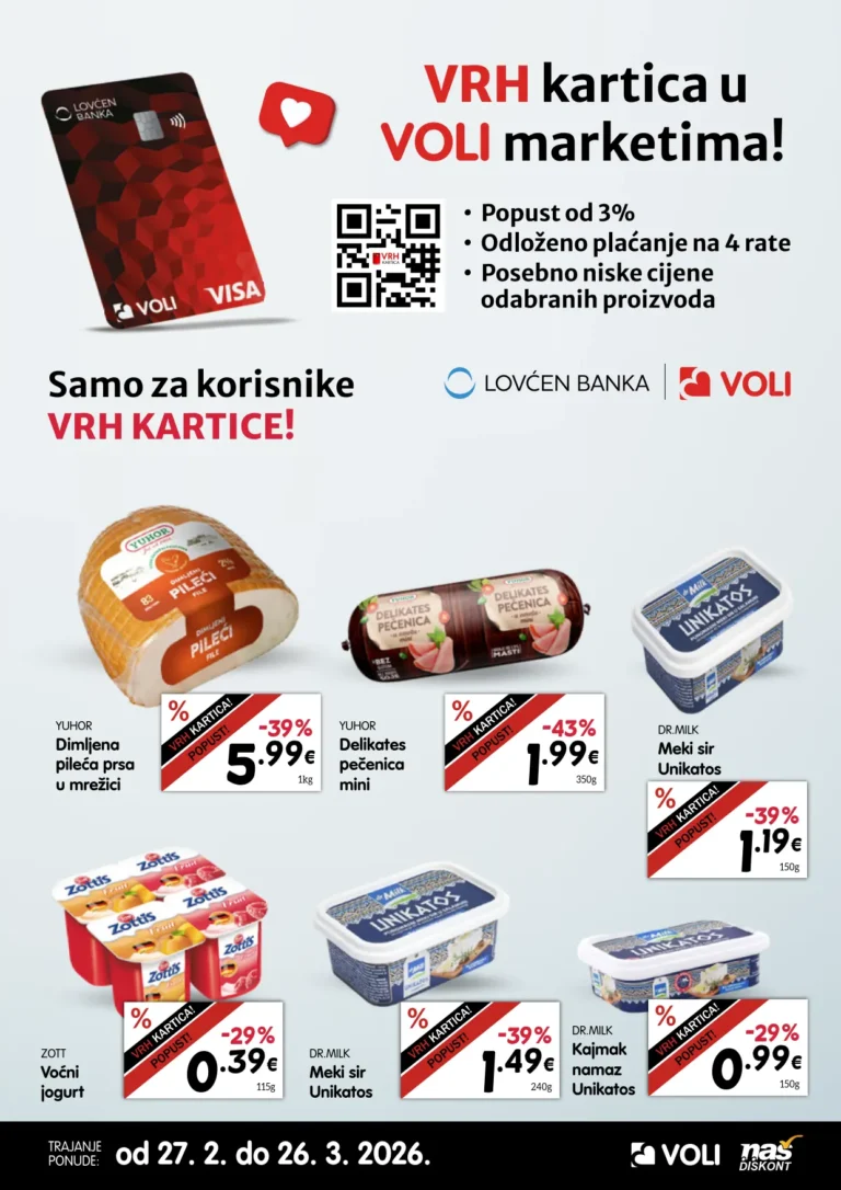Vrh kartica Voli katalog 1