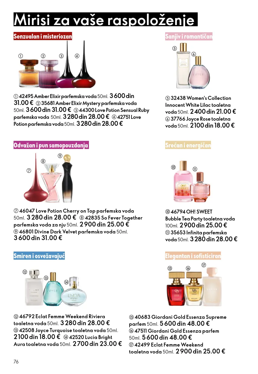 Oriflame katalog 76