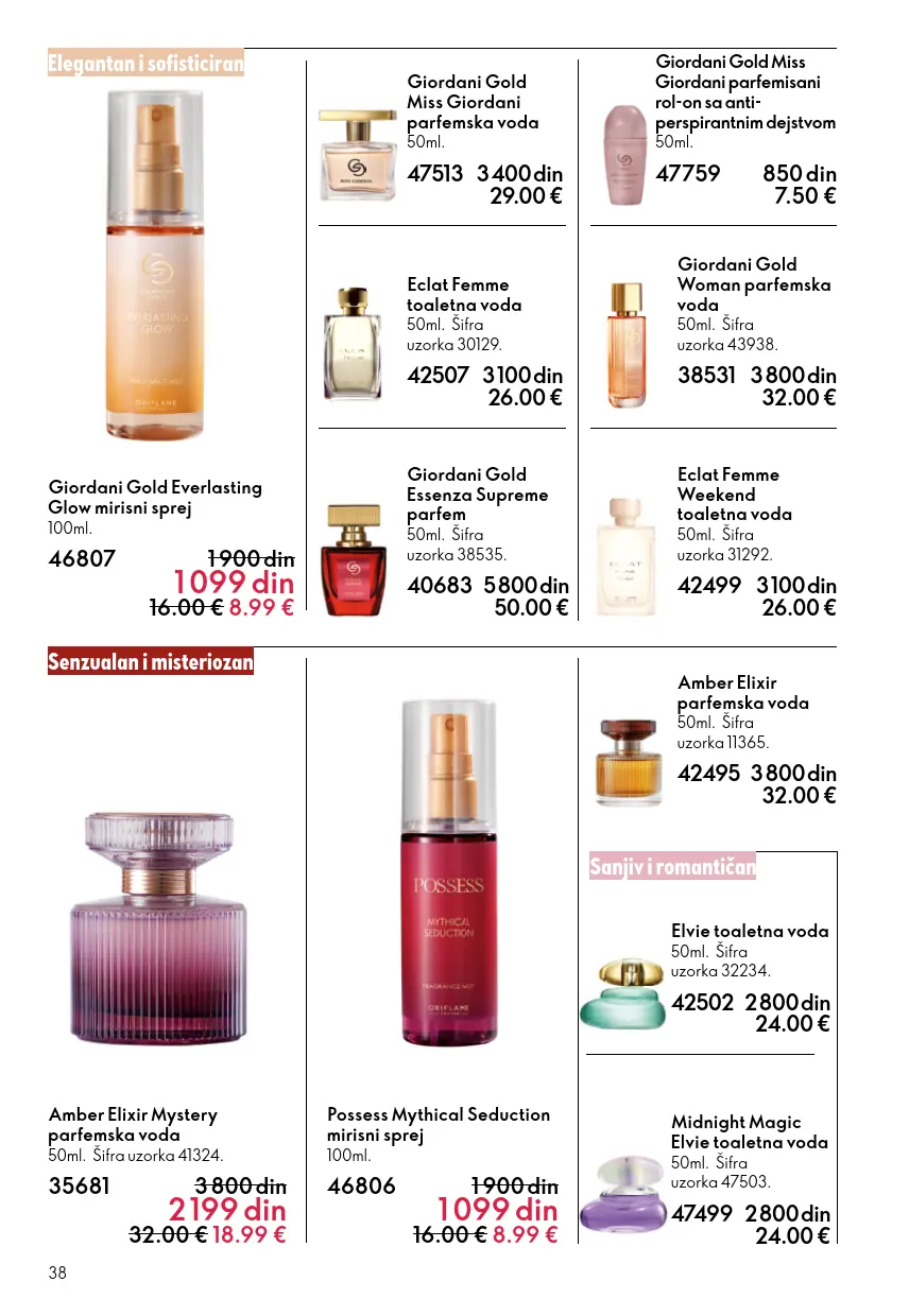 Oriflame katalog 38