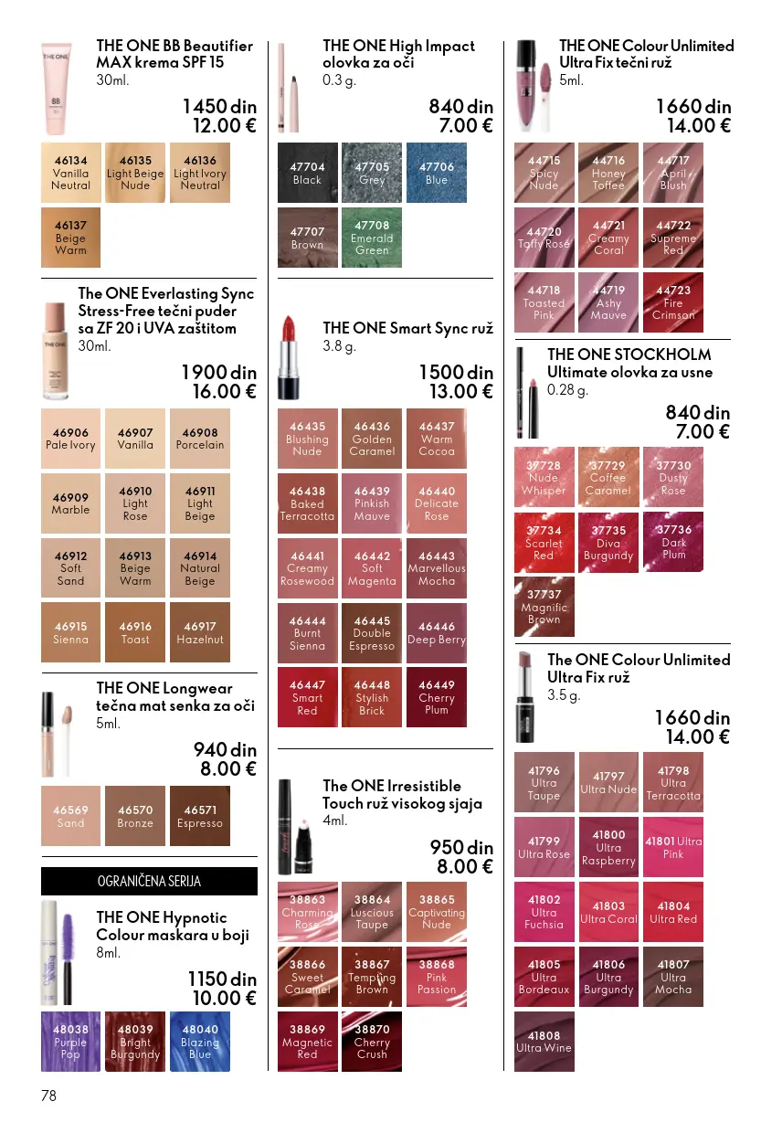 Oriflame katalog 78