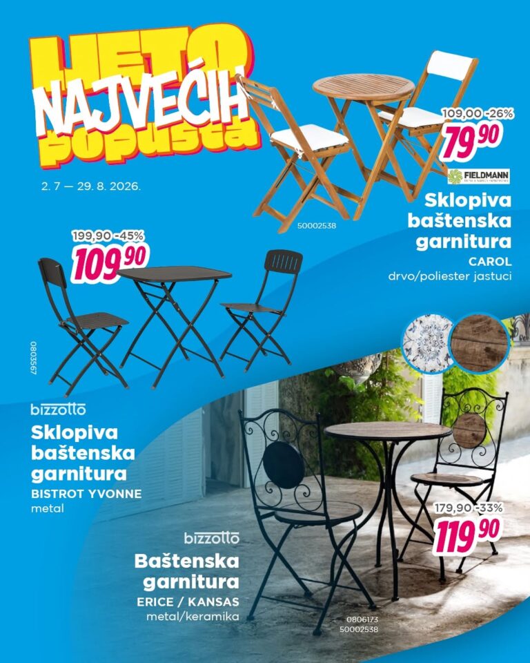 Okov katalog - Baštenski mobilijar (1)