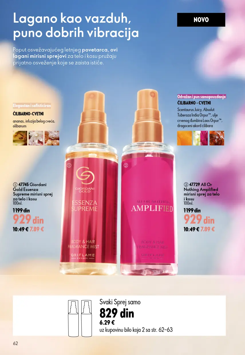 Oriflame katalog 62