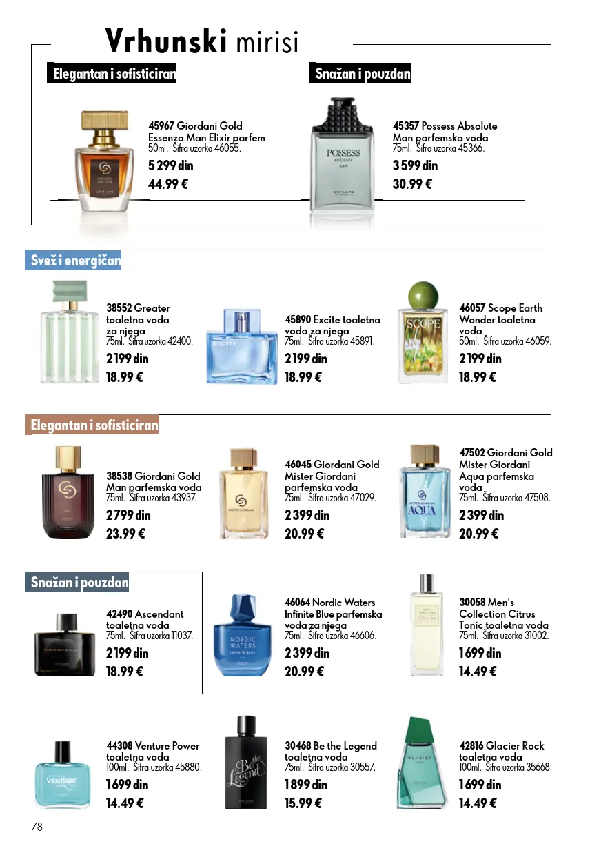 Oriflame katalog 78