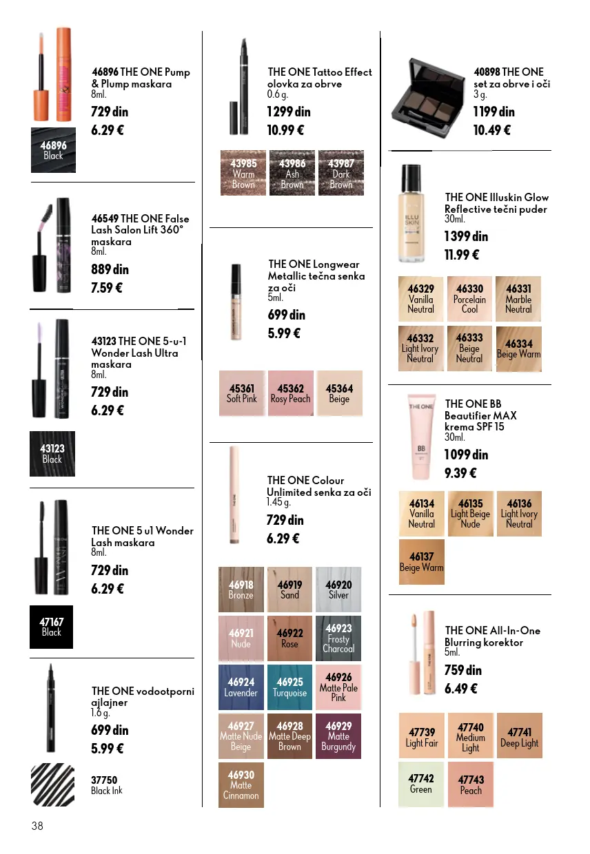 Oriflame katalog 38
