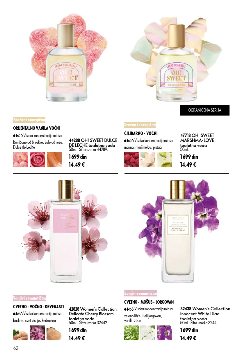Oriflame katalog 62