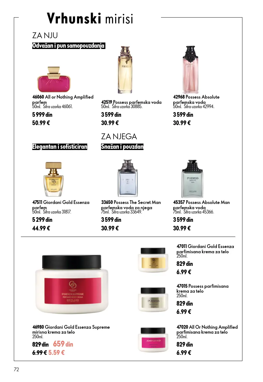 Oriflame katalog 72