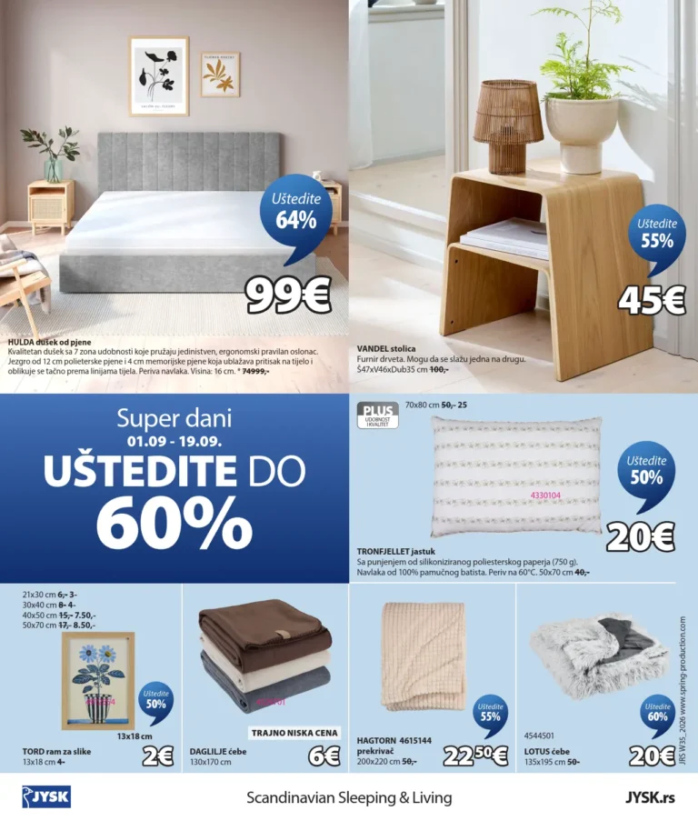 JYSK katalog